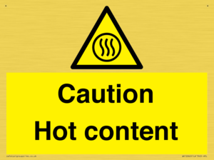 Caution Hot content
